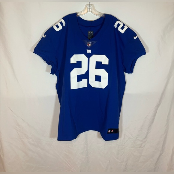 Nike New York Giants #26 Saquon Barkley Vapor Elite Jersey